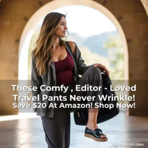 Read more about the article These Comfy , Editor – Loved Travel Pants Never Wrinkle! Save $20 At Amazon! Shop Now!