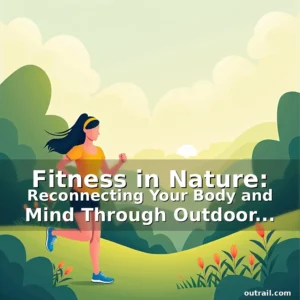 Artistic representation for Fitness in Nature: Reconnecting Your Body and Mind Through Outdoor Activity