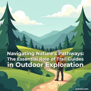 Artistic representation for Navigating Nature's Pathways: The Essential Role of Trail Guides in Outdoor Exploration